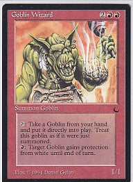 Goblin Wizard - The Dark 1 Magic the Gathering Card