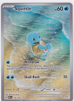 Squirtle 170/165 Pokemon Scarlet & Violet 151