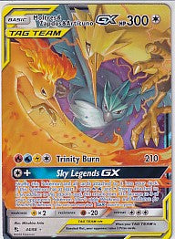 Moltres & Zapdos & Articuno Ultra Rare Tag Team - Hidden Fates 44/68 Pokemon Card