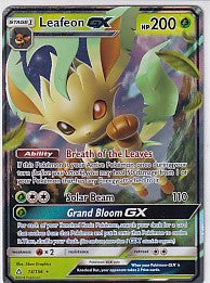 *MP* Leafeon GX Ultra Rare - Ultra Prism 13/156 Pokemon Card