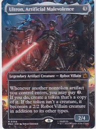 Ultron Artificial Malevolence Borderless - Marvel Super Heroes M 344 Magic the Gathering Card