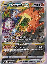 Charizard V Star Holofoil - Sword & Shield Promo SWSH 262 Pokemon Card