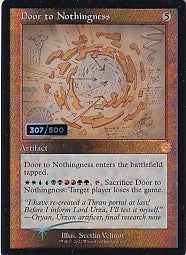 Door to Nothingness Schematic 307/500 - The Brother's War Retro Frame Artifacts 77 Magic the Gathering Card