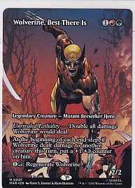 Wolverine Best There Is Borderless - Marvel Eternal Legal M 97 Magic the Gathering Card