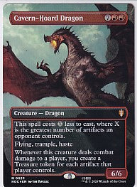 Cavern Hoard Dragon Borderless - The Hobbit Eternal Legal M 23 Magic the Gathering Card