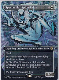 Spectacular Spider-Man Borderless Foil - Marvel's Spider-Man R 241 Magic the Gathering Card