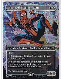 Spectacular Spider-Man Borderless Foil - Marvel's Spider-Man R 239 Magic the Gathering Card