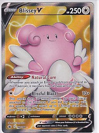 Blissey V Ultra Rare - Chilling Reign 182/198 Pokemon Card