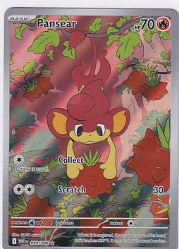 Pansear 099/086 Pokemon Scarlet & Violet White Flare