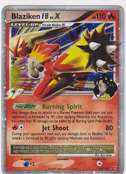 *LP* Blaziken FB Lv.X 142/147 Pokemon Platinum Supreme Victors