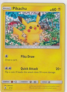 *MP* Pikachu 4/12 Pokemon McDonalds Promo