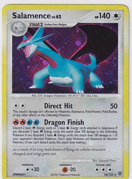 *LP* Salamence 18/132 Pokemon Diamond & Pearl Secret Wonders