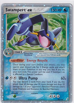*LP* Swampert ex 98/100 Pokemon EX Crystal Guardians