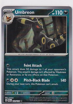 Umbreon 059/131 Master Ball Pokemon Scarlet & Violet Prismatic Evolutions