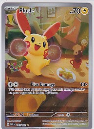 Plusle Illustration Rare - Paradox Rift 193/182 Pokemon Card
