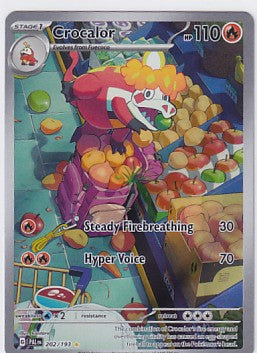 Crocalor 202/193 Pokemon Scarlet & Violet Paldea Evolved