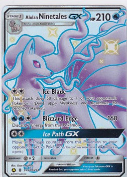 Alolan Ninetales GX SV53/SV94 Pokemon Sword & Shield Hidden Fates Shiny Vault