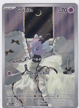 Gothita 124/086 Pokemon Scarlet & Violet White Flare