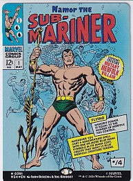 Namor the Sub-Mariner Borderless Foil - Marvel Super Heroes M 391 Magic the Gathering Card