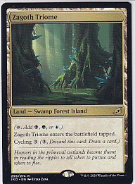 Zagoth Triome - Ikoria Lair of Behemoths R 259 Magic the Gathering Card