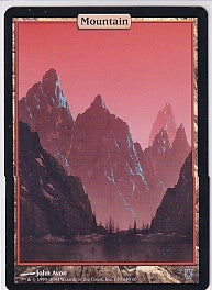 Mountain Full Art - Unhinged L 139 Magic the Gathering Card