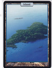 Island Full Art - Unhinged L 137 Magic the Gathering Card