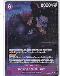 Rosinante & Law Alternate Art Foil - EB04-038 The Azure Sea's Seven One Piece Card