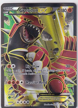 *MP* Groudon EX 150/160 Pokemon XY Primal Clash