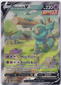 Golurk V 182/203 Pokemon Sword & Shield Evolving Skies