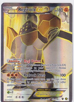 *MP* Regirock EX 43a/124 Pokemon Alternate Art Promos