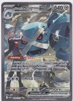 Steven's Metagross ex 289/217 Pokemon Mega Evolution Ascended Heroes