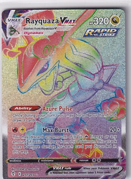 *MP* Rayquaza VMAX 217/203 Pokemon Sword & Shield Evolving Skies
