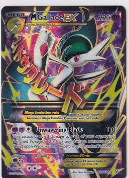 M Gallade EX 100/108 Pokemon XY Roaring Skies