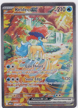 Keldeo ex 167/086 Pokemon Scarlet & Violet White Flare