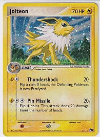 *MP* Jolteon Holo Rare - POP Series 3 3/17 Pokemon Card