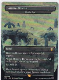 Barrow-Downs Borderless Foil LTC M 0358 Lord of the Rings Commander Magic The Gathering Card