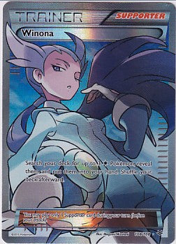 *HP* Winona Full Art Ultra Rare - XY Roaring Skies 108/108 Pokemon Card