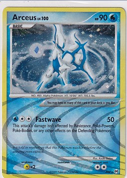Arceus Holo Rare - Platinum Arceus AR4 Pokemon Card
