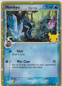 Mimikyu Delta Species Holo - Sword & Shield Promo SWSH136 Pokemon Card