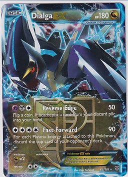 *LP* Dialga EX Ultra Rare - Plasma Blast 65/101 Pokemon Card