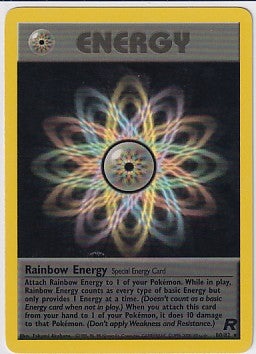 Rainbow Energy Rare - Team Rocket 80/82 Pokemon Card