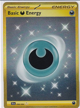 *LP* Darkness Energy Hyper Rare - Shrouded Fable 098/064 Pokemon Card