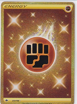 Fighting Energy Secret Rare - Chilling Reign 233/198 Pokemon Card