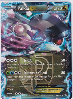 *HP* Palkia EX Ultra Rare - Team Plasma; Plasma Blast 66/101 Pokemon Card