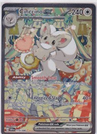 Cinccino ex 119/086 Pokemon Mega Evolutions Chaos Rising