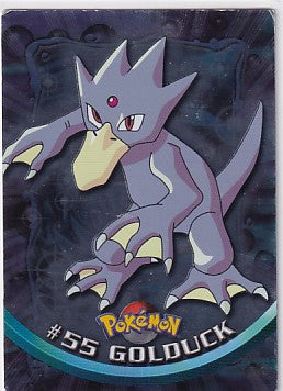 *DMG* Golduck #55 Holofoil 1999 Topps Pokemon TV Animation Series 1