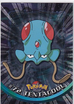 Tentacool #72 Holofoil 1999 Topps Pokemon TV Animation Series 1
