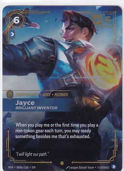 Jayce - Brilliant Inventor Alternate Art 068a/166 Riftbound Vendetta