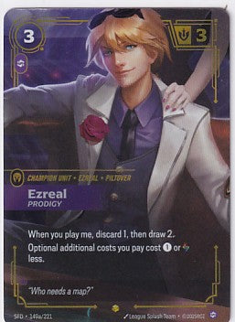 Ezreal - Prodigy Alternate Art 149a/221 Riftbound Spiritforged