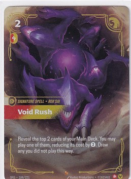 Void Rush 188/221 Riftbound Spiritforged